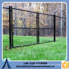 top quality used chain link fence for sale, steel construction chain link fence